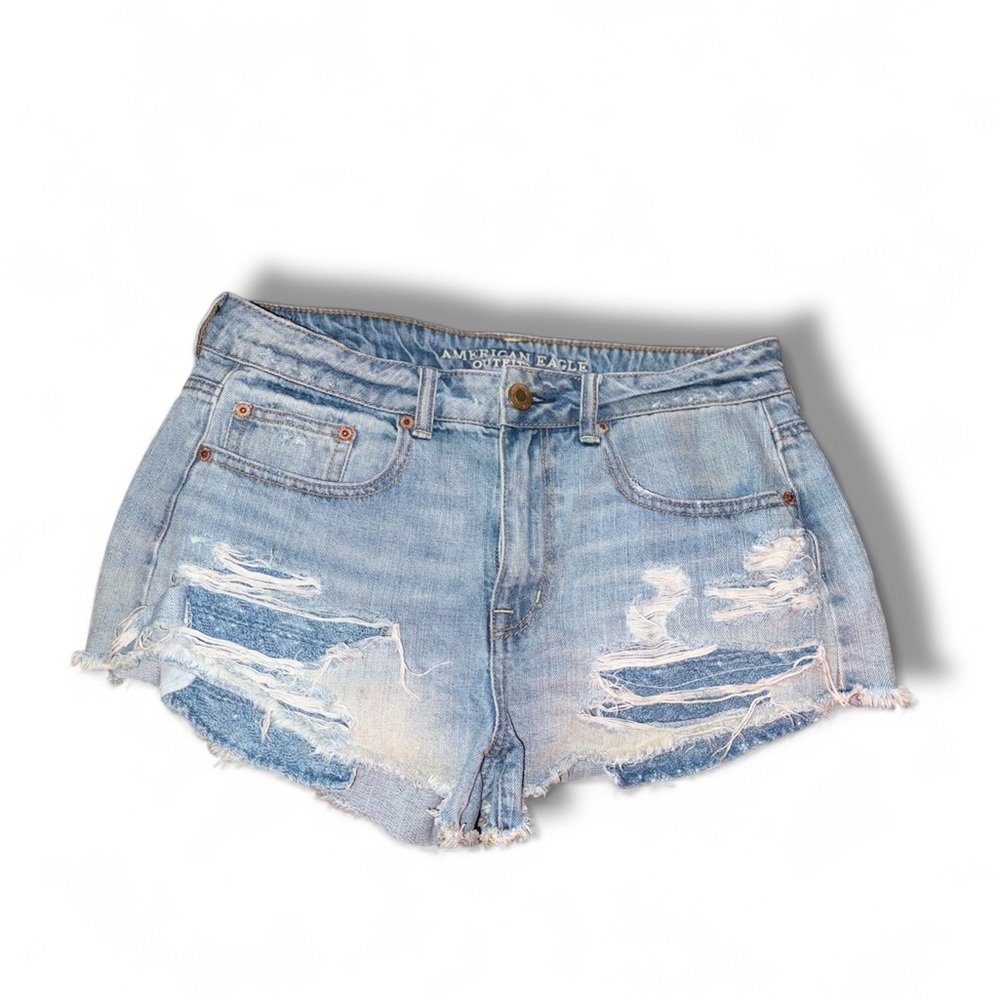 American Eagle Hi-Rise Festival Denim Shorts – Size 8